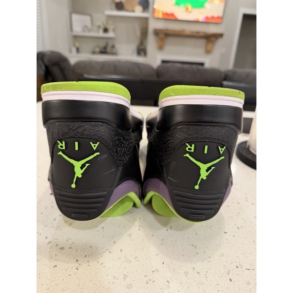 Nike Air Jordan 3 Retro Joker Men's Sz 12 EUC w/Box Missing Grn Laces 136064-018 - Picture 7 of 15